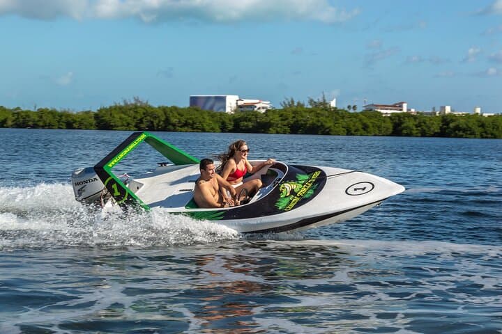 3 in 1 Jungle Speedboat and Snorkeling in Cancun