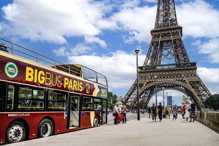 Big Bus Paris Hop-On Hop-Off Tour with Optional River Cruise
